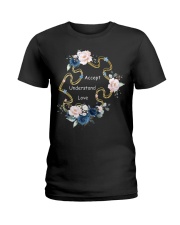 Autism awareness Ladies T-Shirt tile