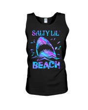 Salty lil beach Unisex Tank tile