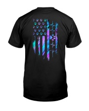 Paw American flag Classic T-Shirt tile