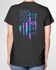 Paw American flag Ladies T-Shirt garment-tshirt-ladies-back-01