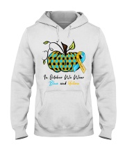 In October we wear blue and yellow Hooded Sweatshirt tile
