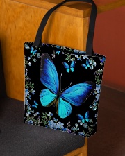 Blue butterfly All-over Tote aos-all-over-tote-lifestyle-front-02