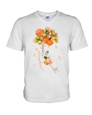 Faith hope love V-Neck T-Shirt tile