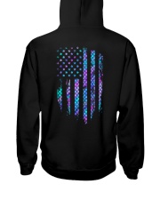 Mermaid American flag Hooded Sweatshirt tile