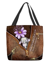 I'll Remember For You Leather Pattern Print All-over Tote front