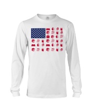 Book American flag Long Sleeve Tee tile