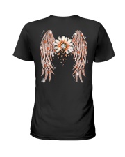 Never give up Ladies T-Shirt back
