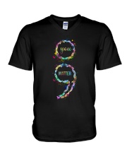Choose life V-Neck T-Shirt tile