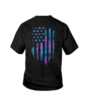 Dragon American flag Youth T-Shirt tile