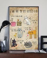 Six signs that you are secretly a cat 11x17 Poster lifestyle-poster-2