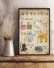 Six signs that you are secretly a cat 11x17 Poster lifestyle-poster-3