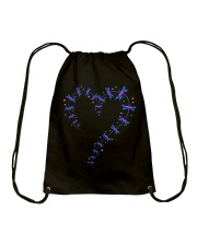 Dragonfly heart Drawstring Bag tile