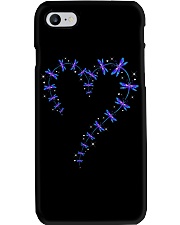 Dragonfly heart Phone Case tile