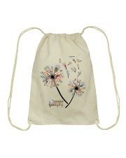 Gardening dandelions Drawstring Bag tile