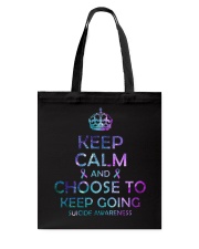 Keep calm and choose to keep going Tote Bag tile