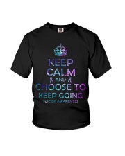 Keep calm and choose to keep going Youth T-Shirt tile