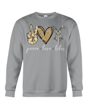 Peace Love Biker - Printed apparels Crewneck Sweatshirt tile