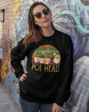 Pot head Crewneck Sweatshirt lifestyle-unisex-sweatshirt-front-3