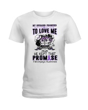 My husband promised to love me Ladies T-Shirt tile