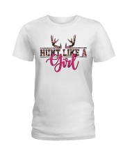 Hunt like a girl Ladies T-Shirt tile