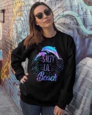 Salty lil beach Crewneck Sweatshirt lifestyle-unisex-sweatshirt-front-3