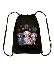 Patriotic Dachshunds Drawstring Bag tile