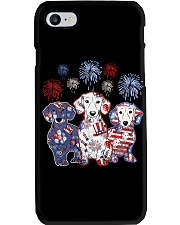 Patriotic Dachshunds Phone Case tile