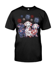 Patriotic Dachshunds Classic T-Shirt tile