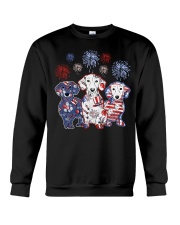 Patriotic Dachshunds Crewneck Sweatshirt front