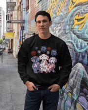 Patriotic Dachshunds Crewneck Sweatshirt lifestyle-unisex-sweatshirt-front-2