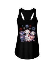 Patriotic Dachshunds Ladies Flowy Tank tile