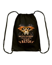 Multiple sclerosis messed Drawstring Bag tile