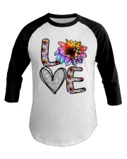 Love autism Baseball Tee tile