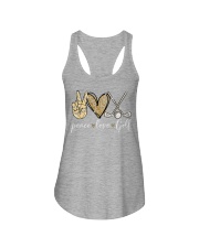 Peace Love Golf Ladies Flowy Tank tile