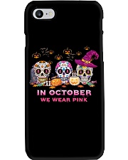 In october we wear pink Phone Case tile
