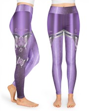 Warrior Metal pattern print High Waist Leggings front
