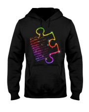God says you are Hooded Sweatshirt tile