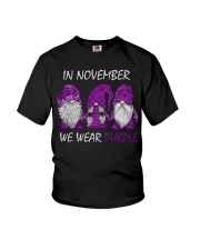 In november we wear purple Youth T-Shirt tile