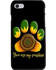 Sunflower paw Phone Case tile
