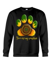 Sunflower paw Crewneck Sweatshirt front