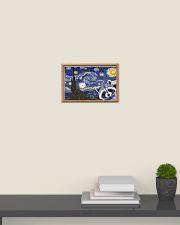 Racoon starry night poster 17x11 Poster poster-landscape-17x11-lifestyle-08