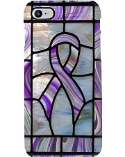 Fibromyalgia Awareness Stained - Printed case Phone Case i-phone-8-case