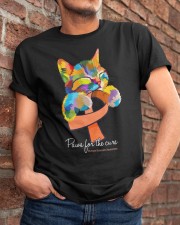 Paws for the cure Classic T-Shirt apparel-classic-tshirt-lifestyle-26