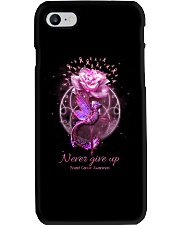 Never give up Phone Case tile