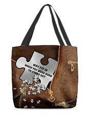 Why fit in when you were born to stand out All-over Tote front