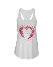 I'm a survivor Ladies Flowy Tank tile