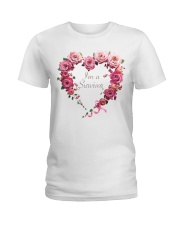 I'm a survivor Ladies T-Shirt tile