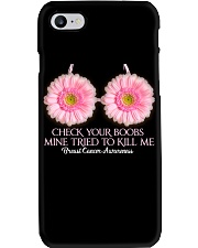 Check your boobs mine tried to kill me Phone Case tile