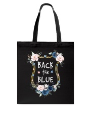 Back the blue Tote Bag tile