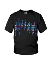 Believe in miracles Youth T-Shirt tile